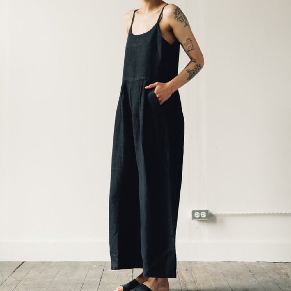 Dip Pantsuit - Black